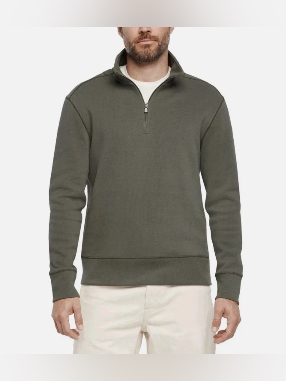 Banana Republic Men's 1/4 Zip Pullover Sweatshirt Size XXL NWT